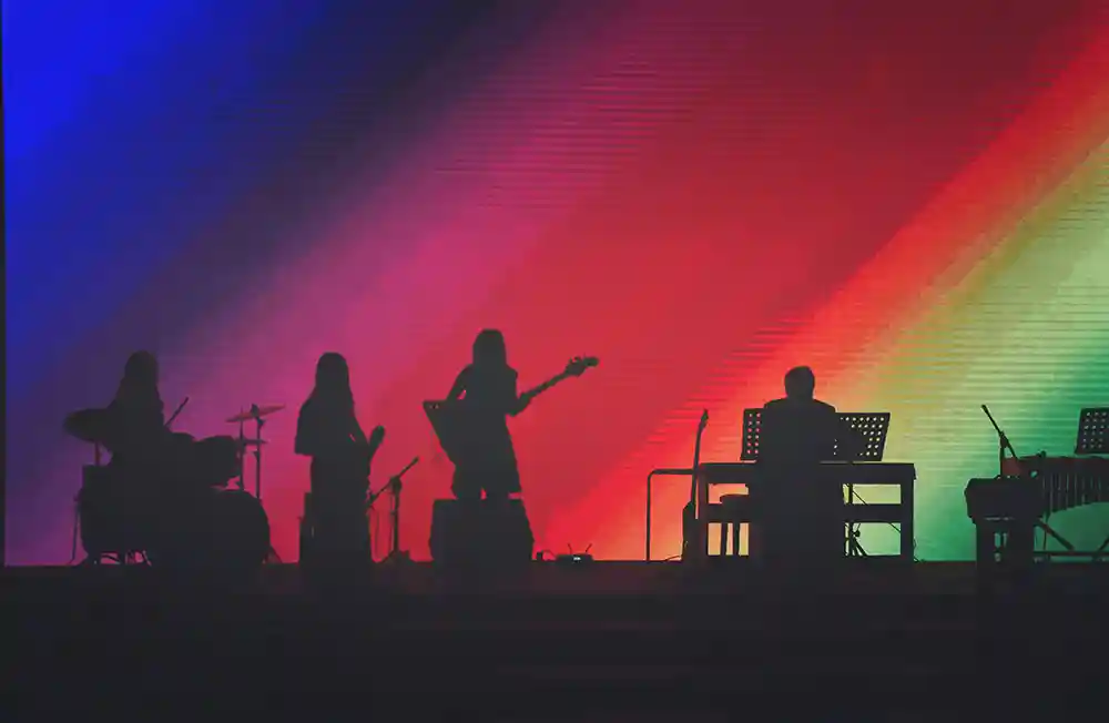Musikere på scene